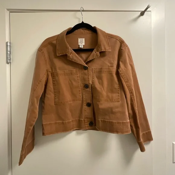 Boxy Cropped Jacket - Picture 1 of 3